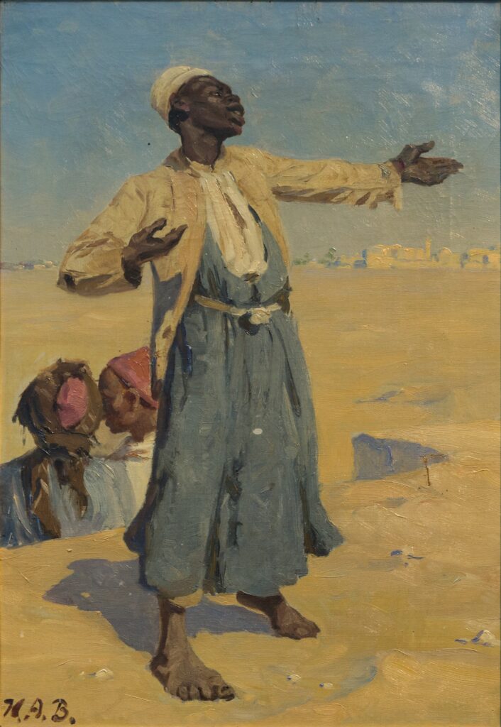 Standing Arab (1890) - Hans Andersen Brendekilde Tablo