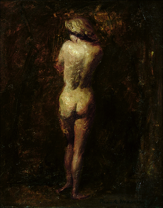 Standing Figure, Back View (1953) – Frank Mason Tablo