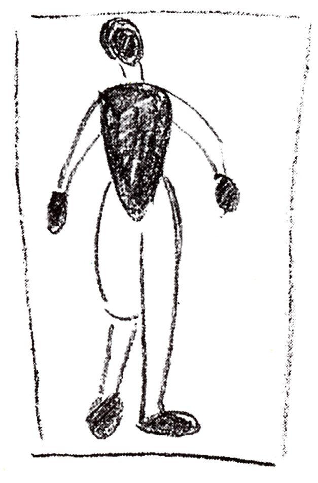 Standing figure - Kazimir Malevich Tablo