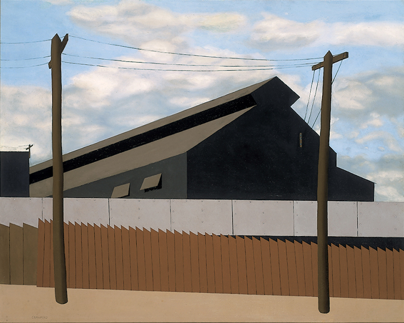 Steel Foundry, Coatesville, Pa. (1936) - Ralston Crawford Tablo