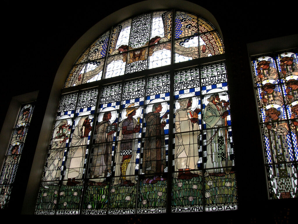 Steinhoch church in Vienna - Koloman Moser Tablo