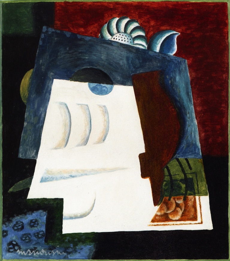 Still LIfe with Envelope - Louis Marcoussis Tablo