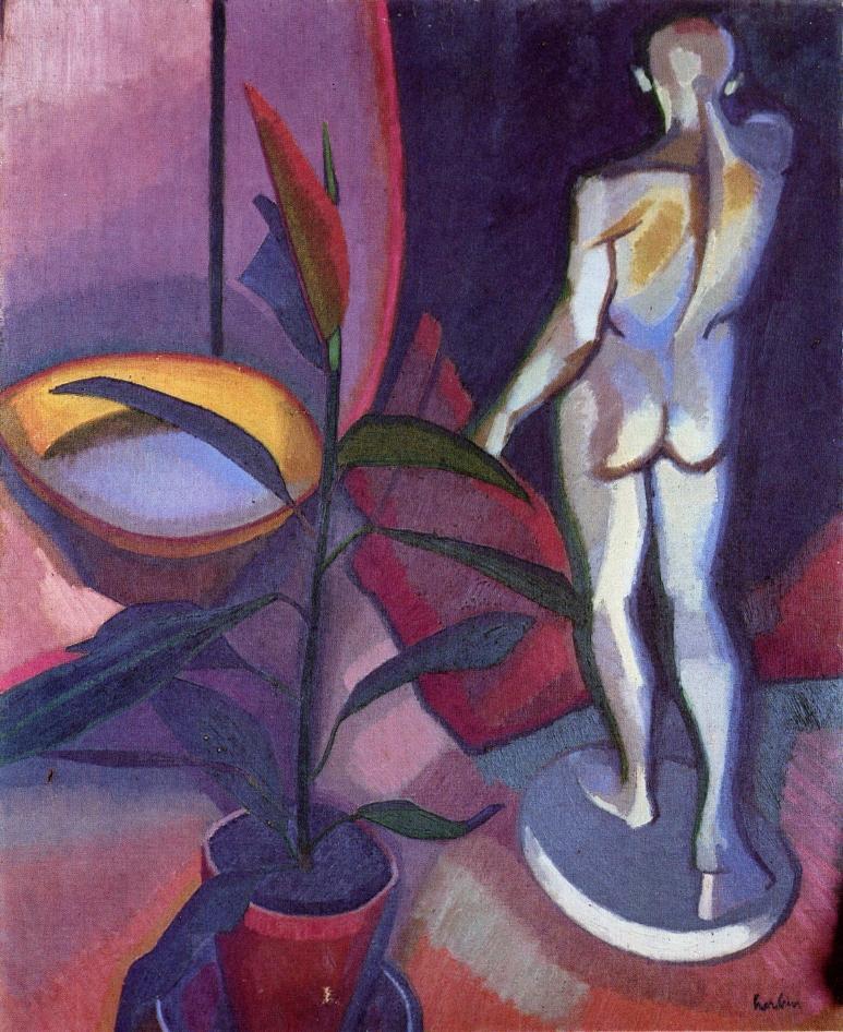 Still Life (1909) - Auguste Herbin Tablo