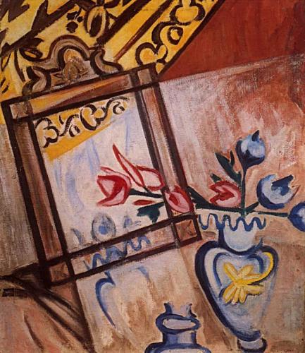 Still Life (1913) - Olga Rozanova Tablo