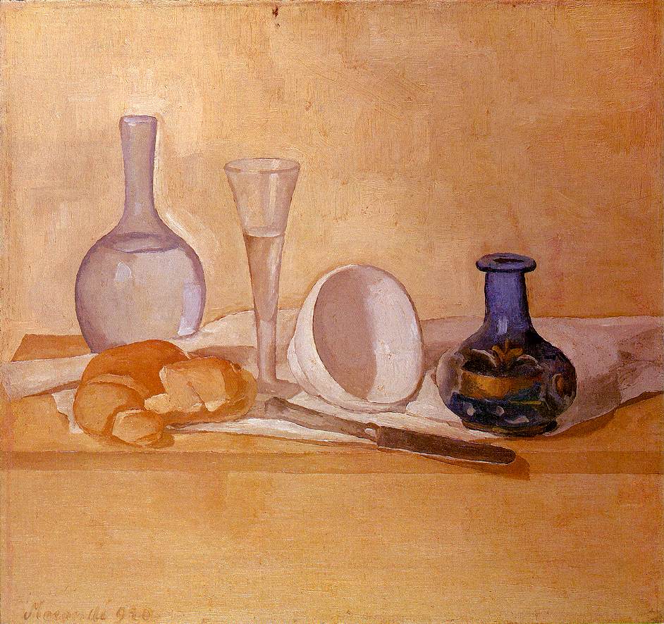 Still Life (The Blue Vase) (1920) – Giorgio Morandi Tablo
