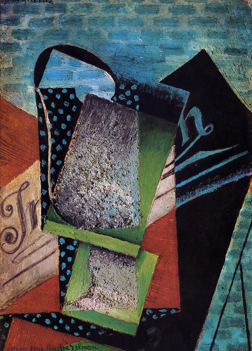 Still Life (dedicated to Andre Salmon) (1915) - Juan Gris Tablo