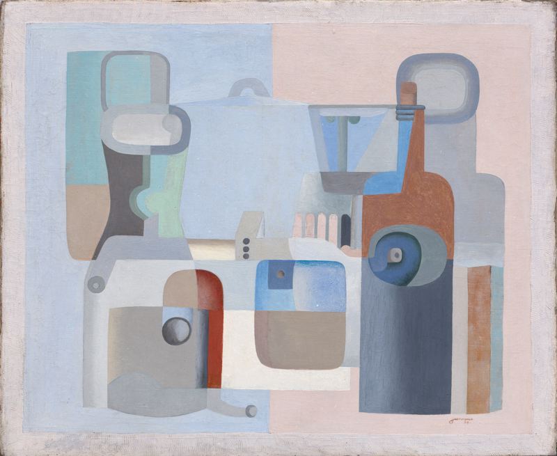 Still Life Filled with Space (1924) - Le Corbusier Tablo