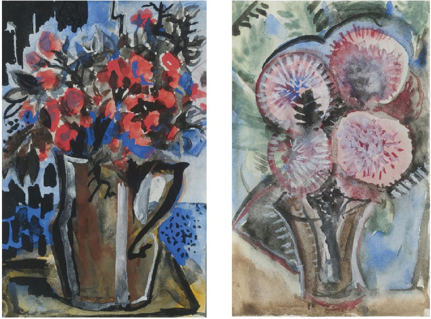 Still Life - Natalia Goncharova Tablo
