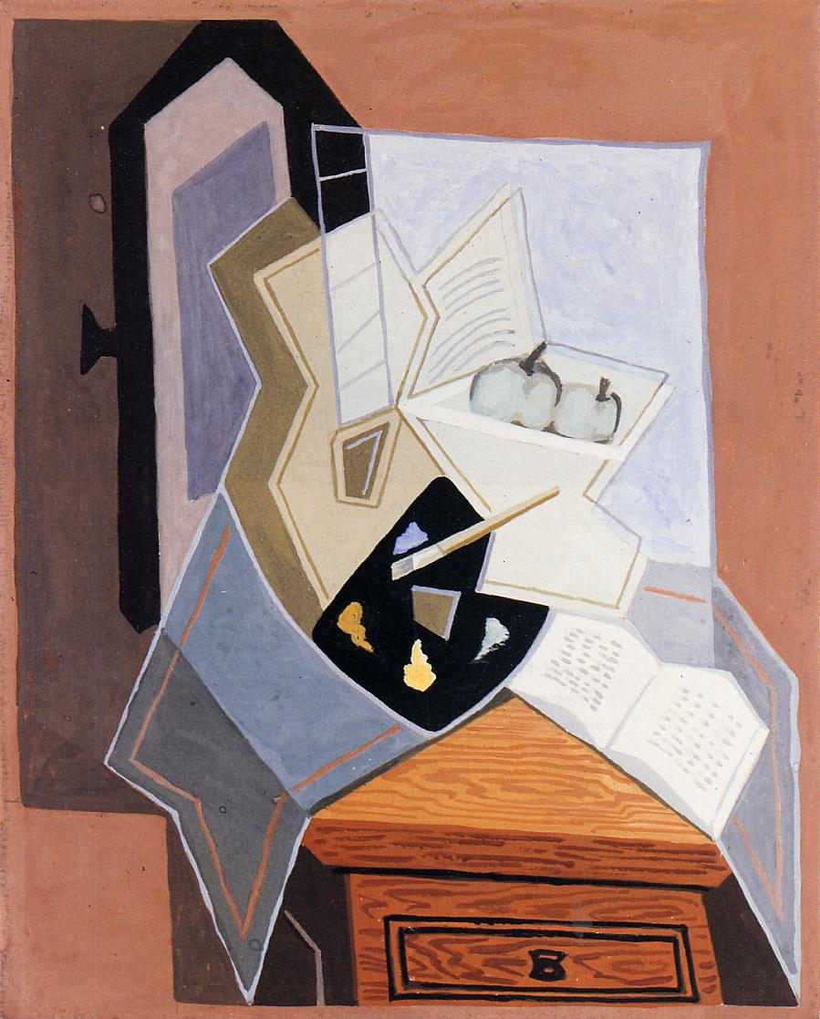 Still Life at the Open Window (1925) - Juan Gris Tablo