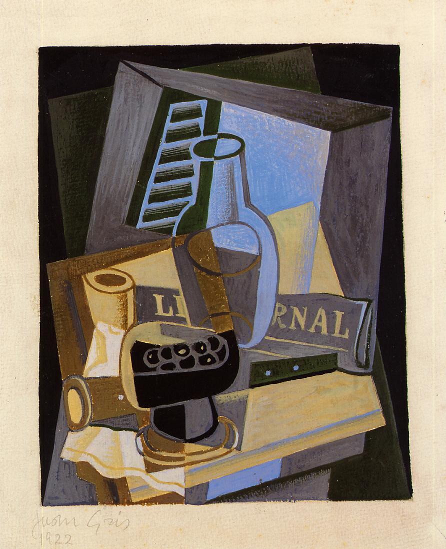 Still Life in Front of the Wiindow (1922) - Juan Gris Tablo