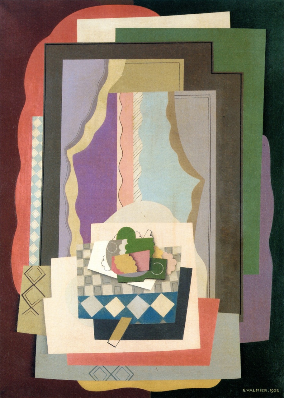 Still Life in front of the Window (1925) - Georges Valmier Tablo