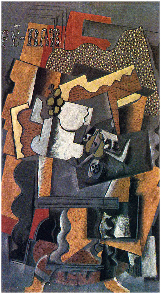 Still Life on a Table (1918) - Georges Braque Tablo