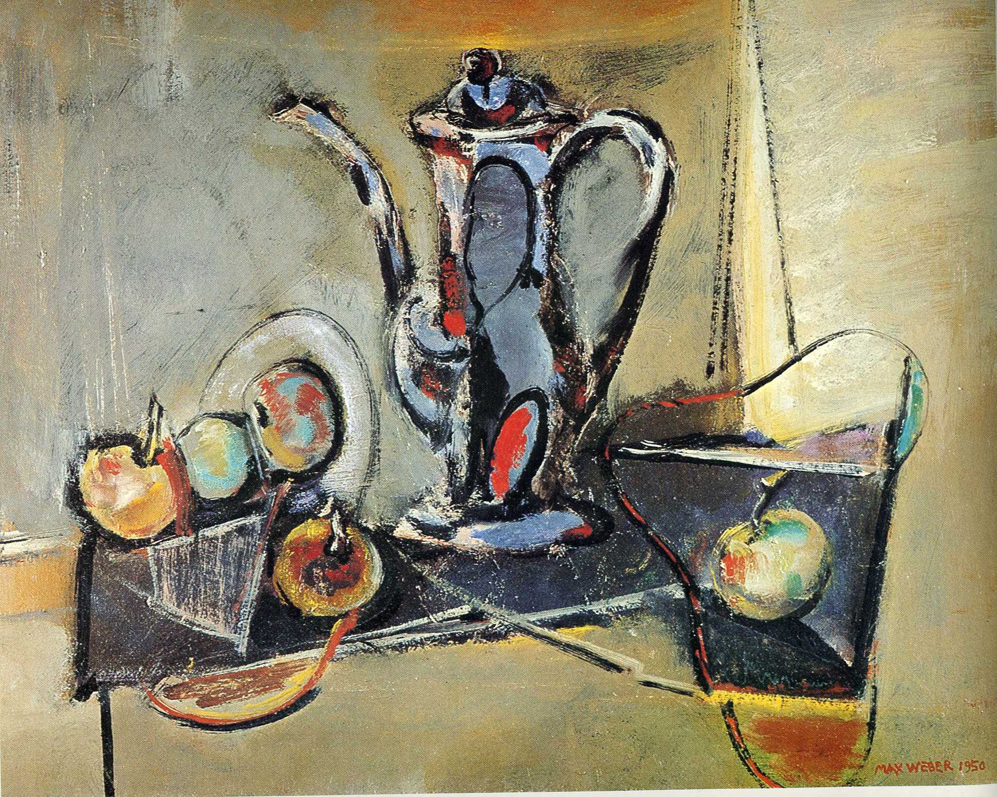 Still Life with Apples (1950) - Max Weber Tablo