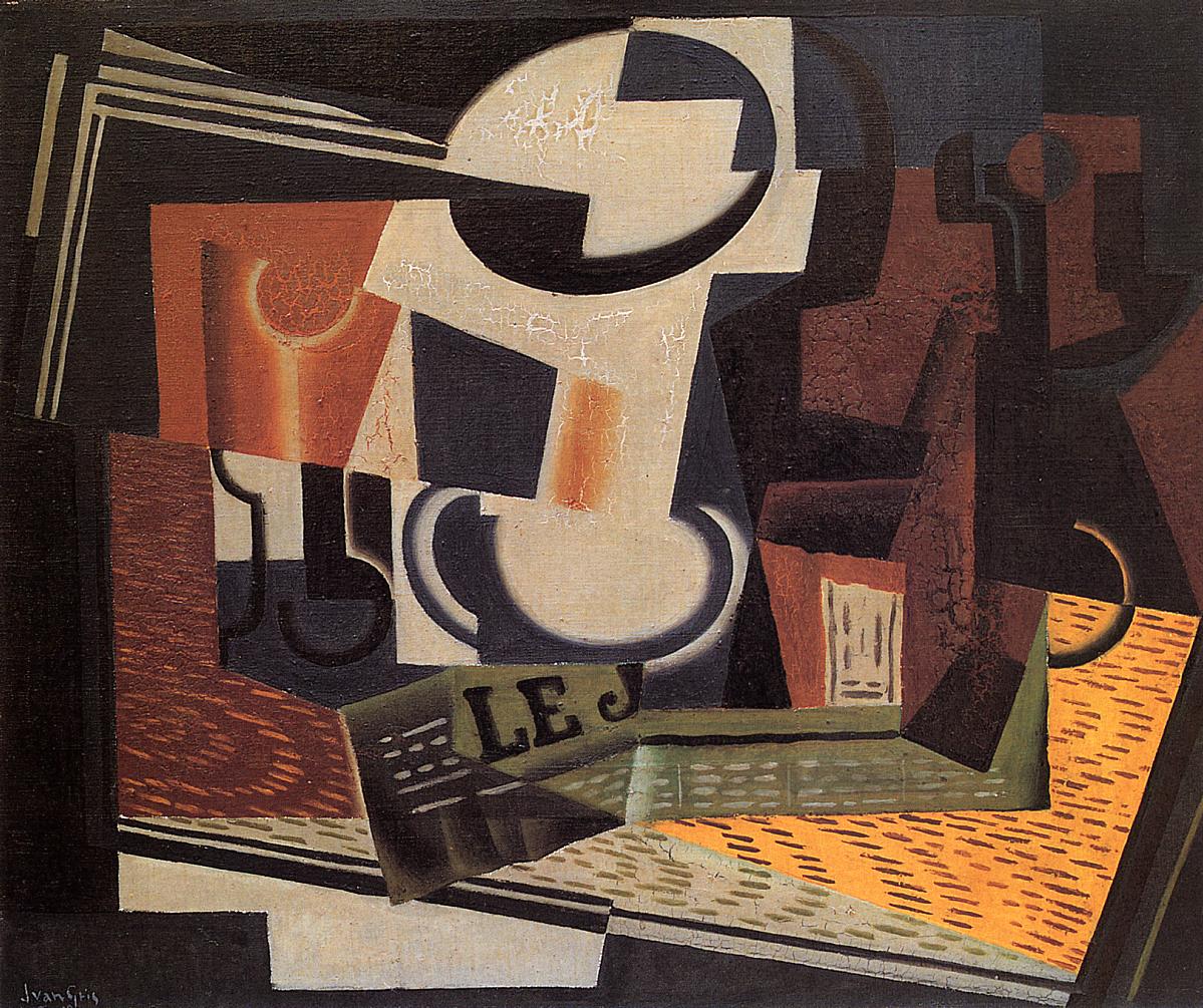 Still Life with Fruit Bowl (1918) - Juan Gris Tablo