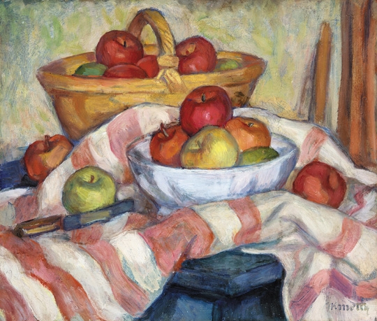 Still Life with Fruits - Kmetty János Tablo