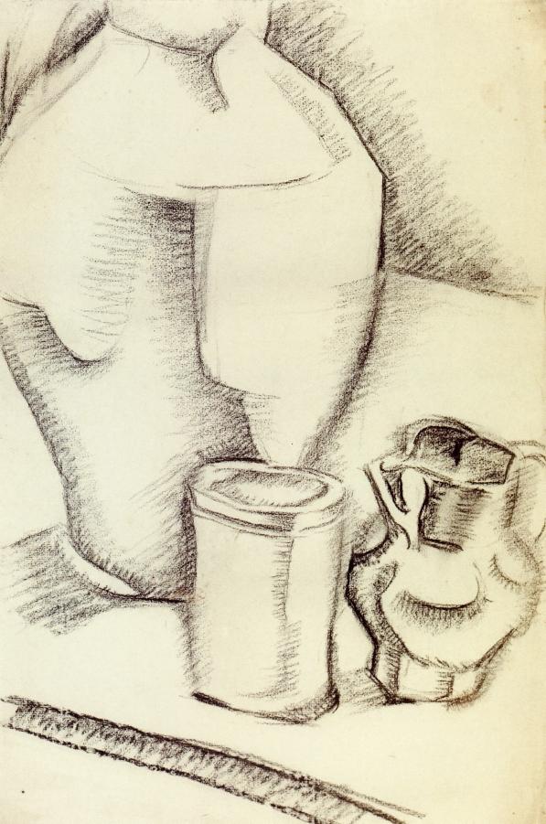 Still Life with Goblet - Juan Gris Tablo