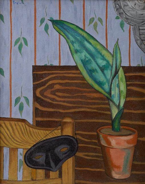 Still Life with Mask (1931) – O. Louis Guglielmi Tablo