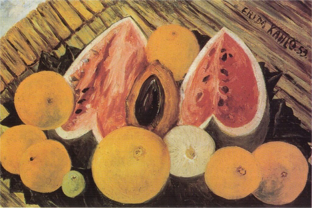 Still Life with Watermelons (1953) - Frida Kahlo Tablo