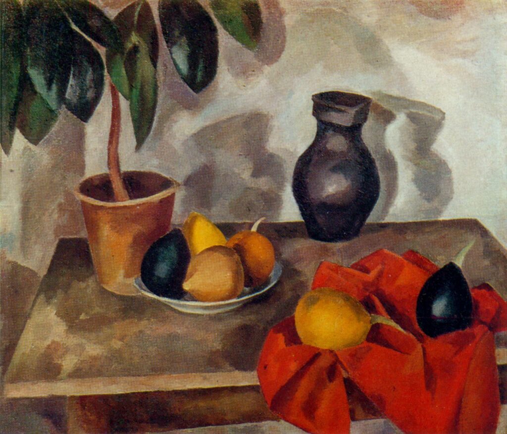 Still Life with a Ficus (1913) – Robert Falk Tablo