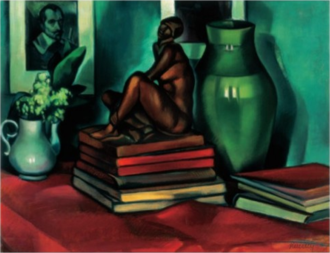 Still Life with a Statue (1912) - Kmetty János Tablo