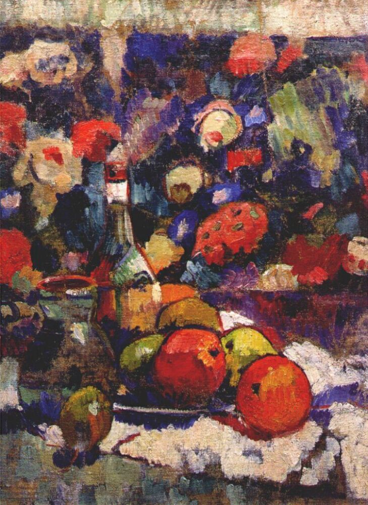 Still life (1909) - Aleksandra Ekster Tablo