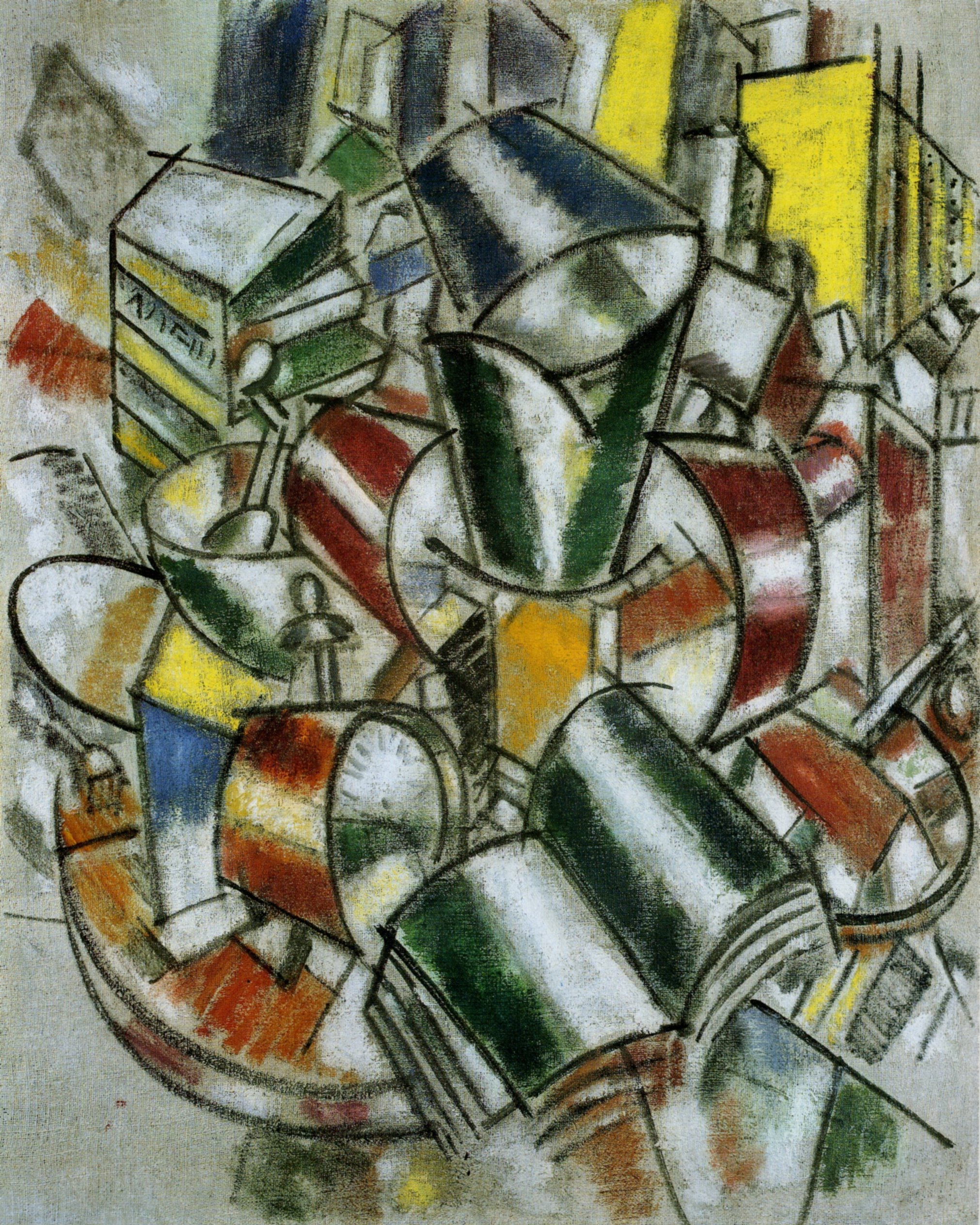 Still life (1914) - Fernand Léger Tablo