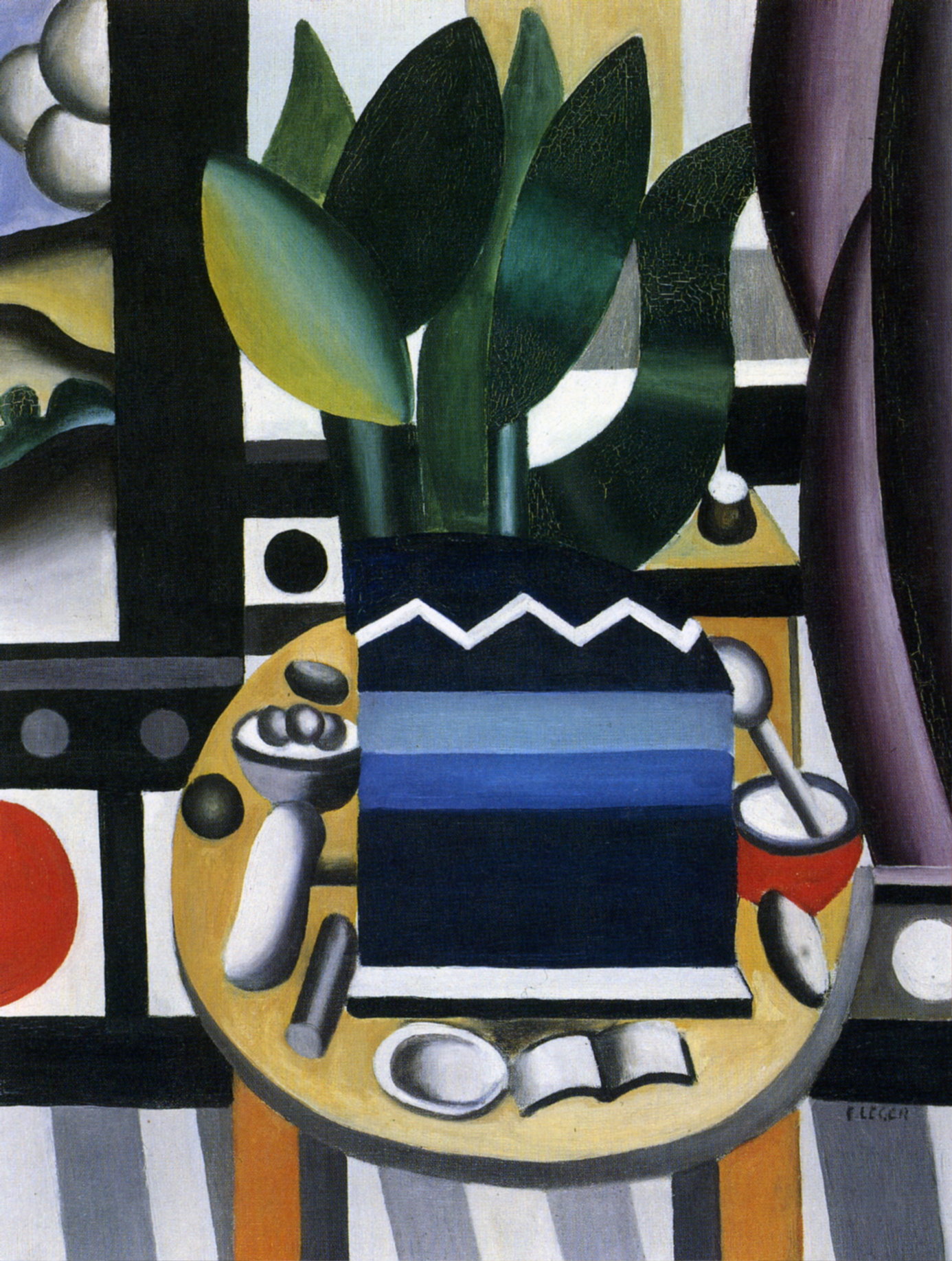 Still life (1922) - Fernand Léger Tablo