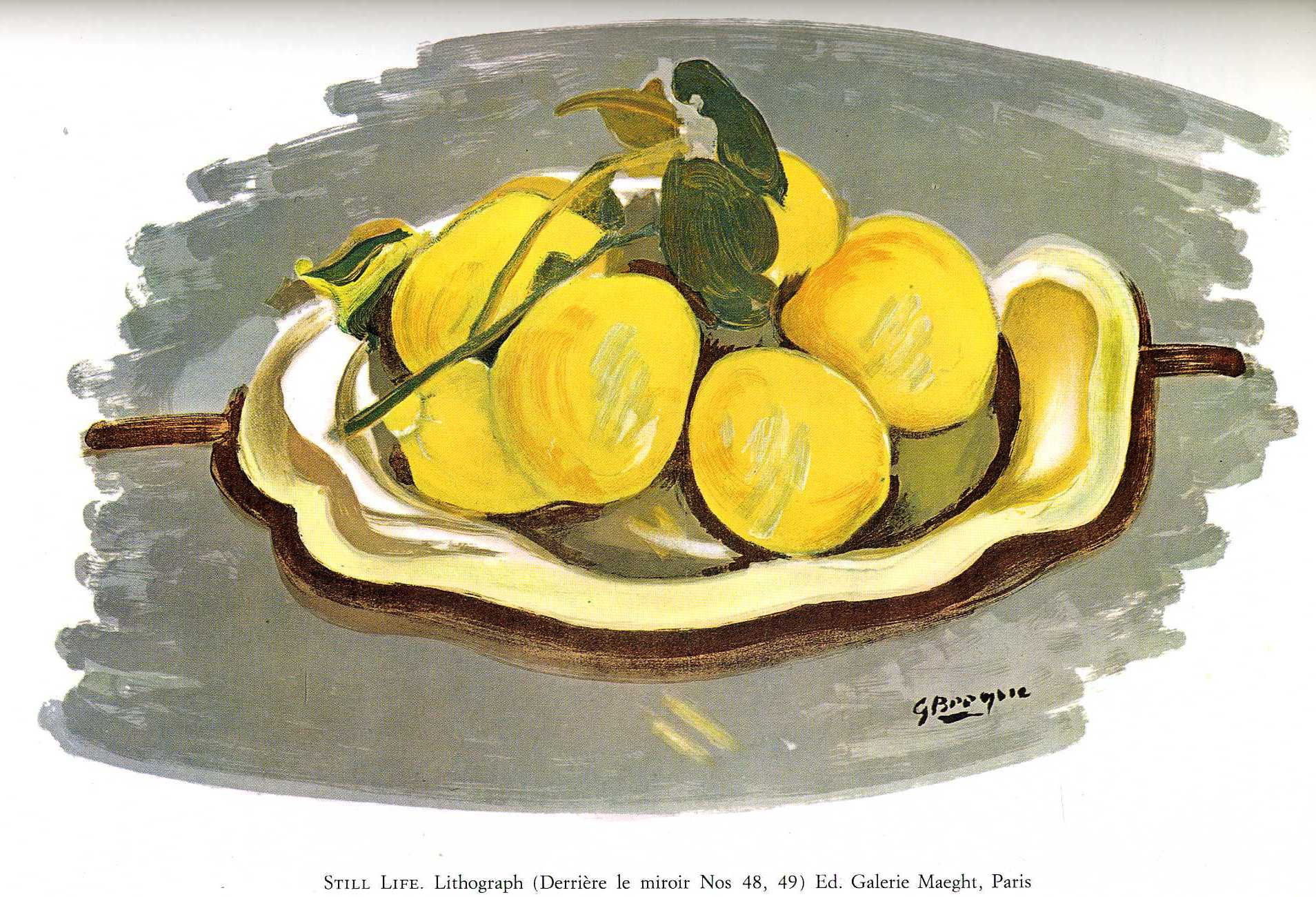 Still life - Georges Braque Tablo