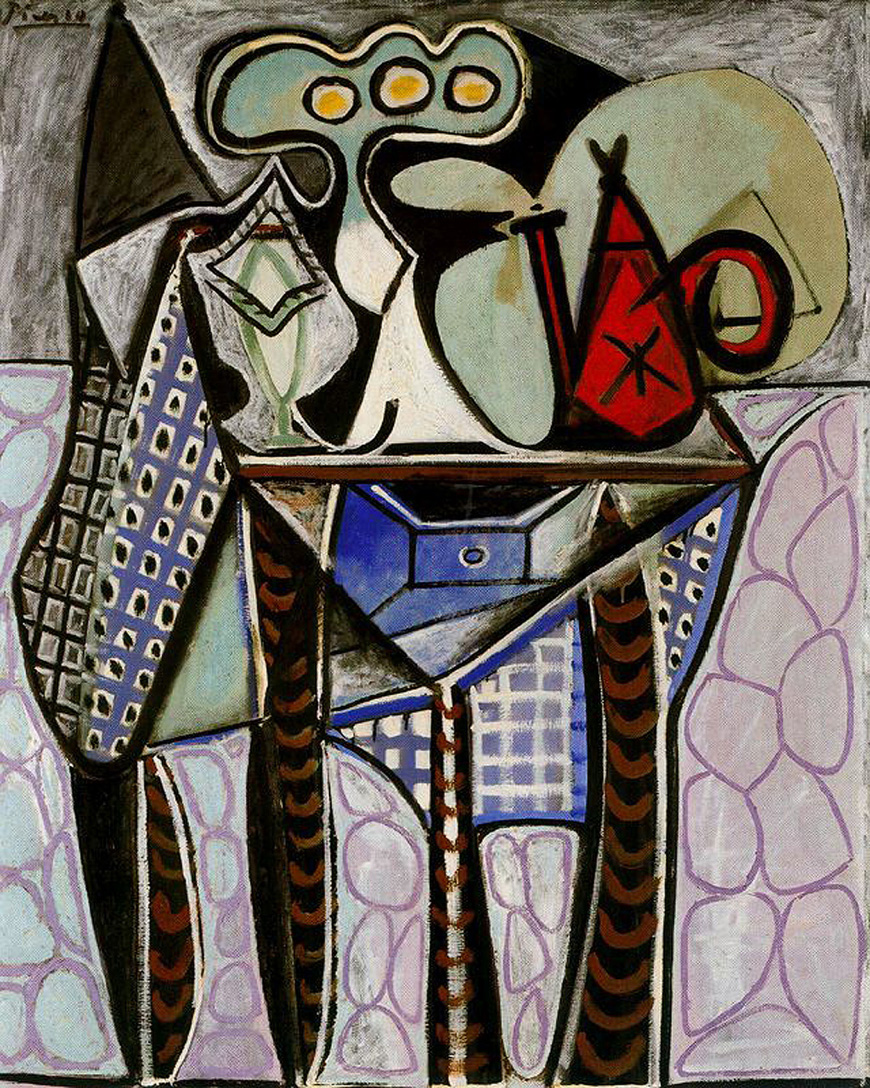 Still life on a table (1947) - Pablo Picasso Tablo