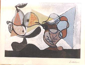 Still life, school of Paris (1936) - Pablo Picasso Tablo