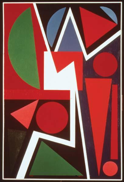 Storm (1953) - Auguste Herbin Tablo
