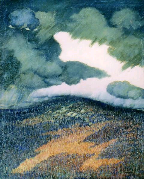 Storm Clouds, Maine (1906) - Marsden Hartley Tablo