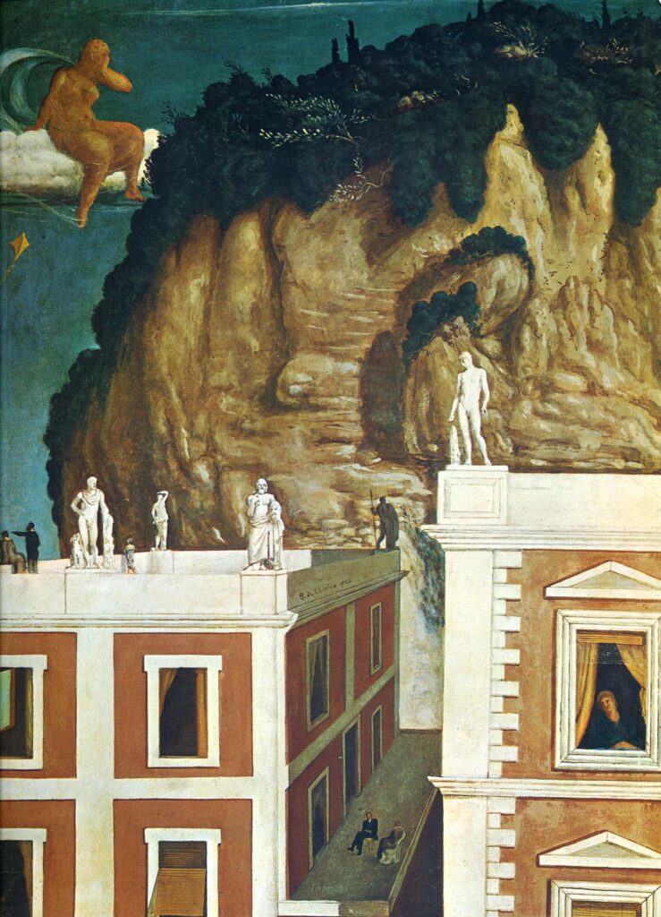 Strange travelers (1922) - Giorgio de Chirico Tablo