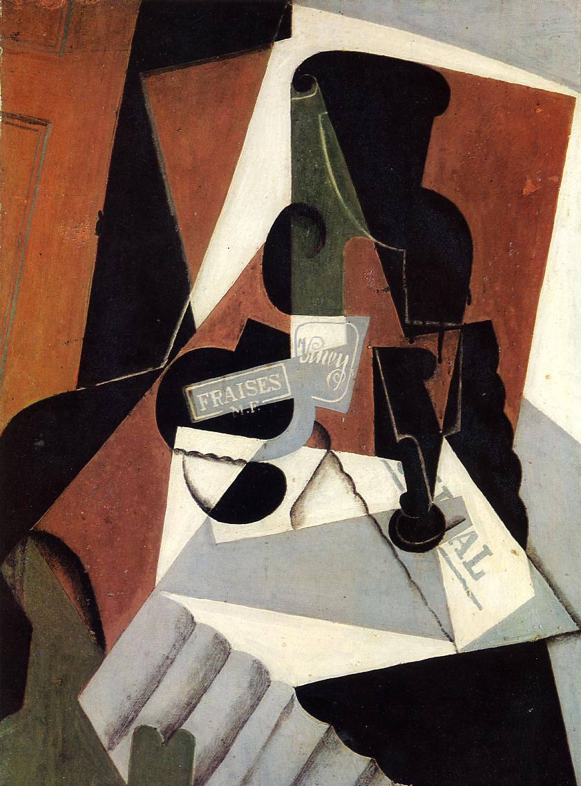 Strawberry Jam (1917) - Juan Gris Tablo
