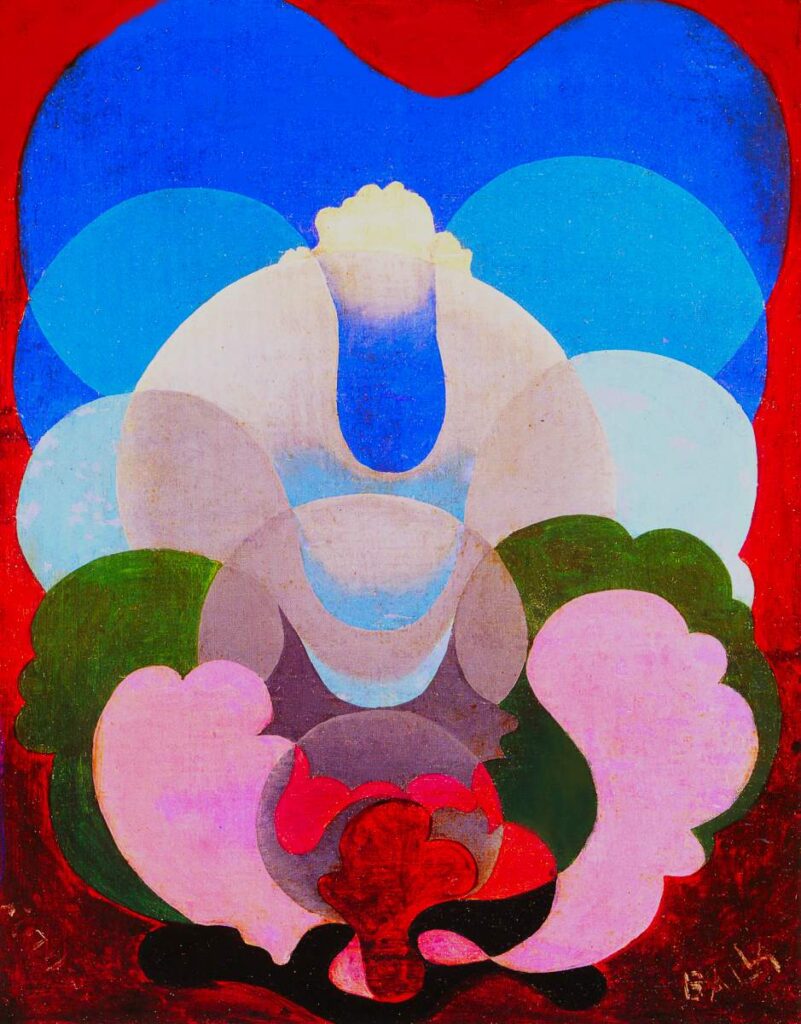 Streamlines Futur (1916) - Giacomo Balla Tablo