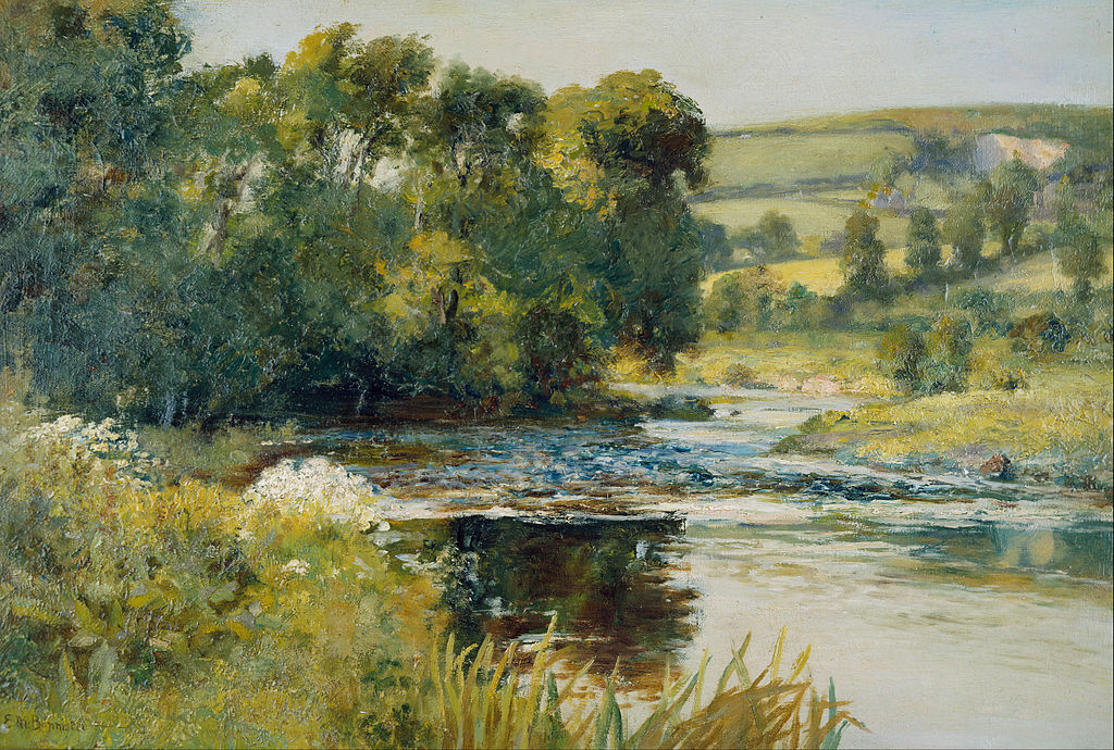 Streamside (1870) - Edward Mitchell Bannister Tablo
