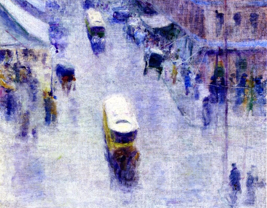 Street Corner (1895) - Robert Henri Tablo