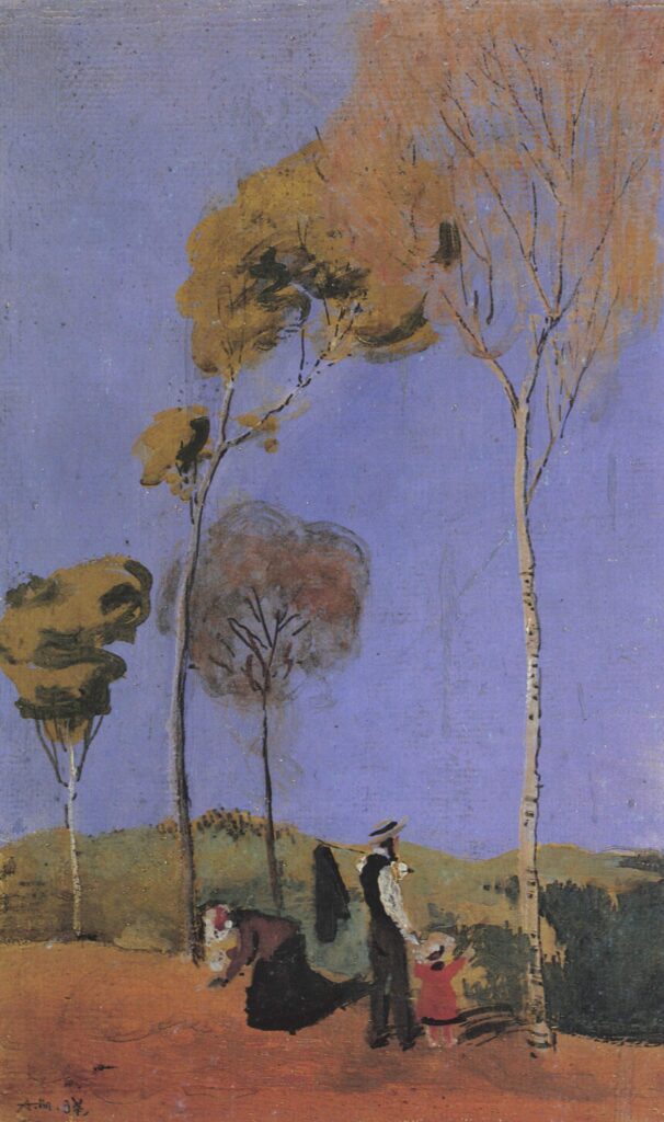 Stroller (1907) - August Macke Tablo