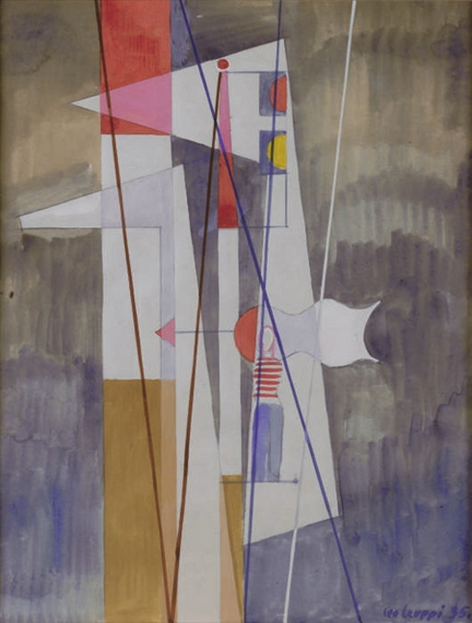 Studie zu Nordsee (1935) - Leo Leuppi Tablo
