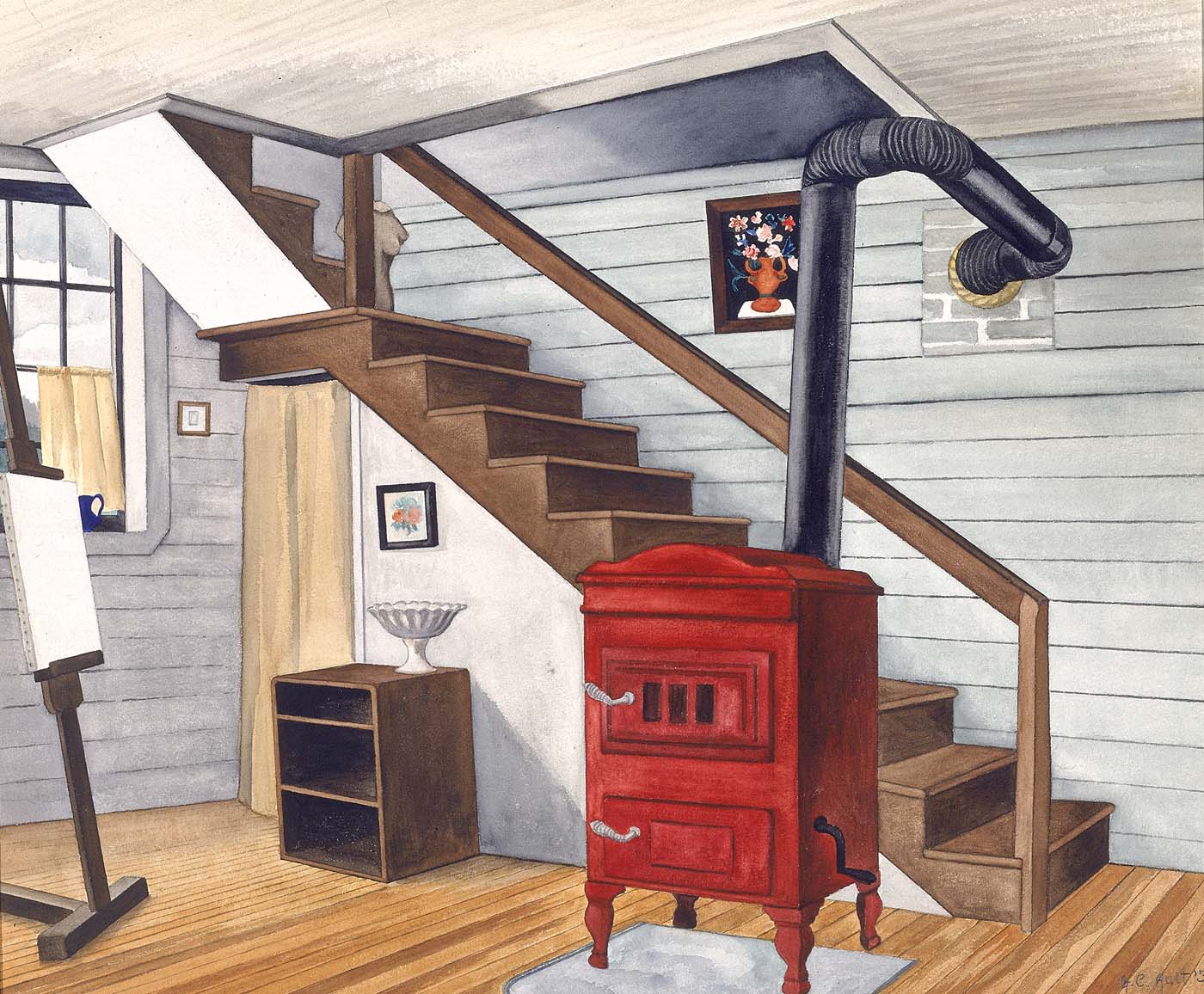 Studio Interior (1938) - George Ault Tablo