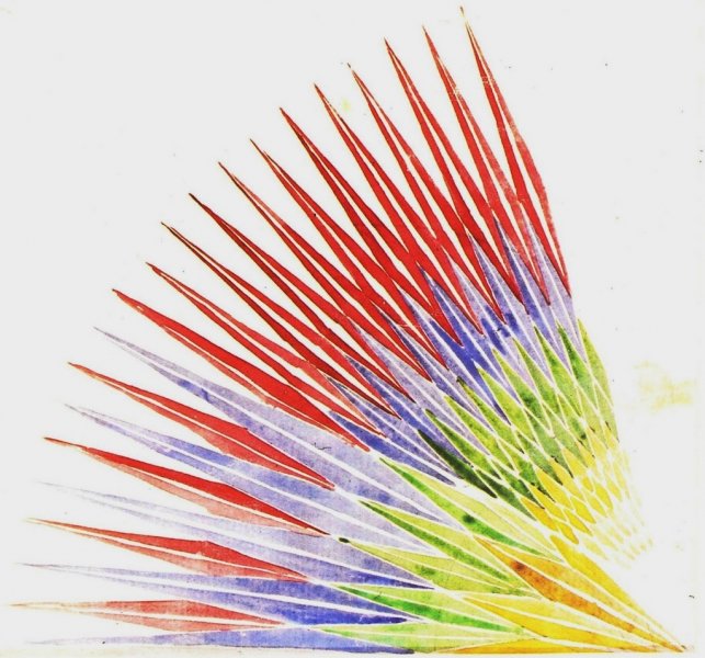 Study for Iridescent Interpenetration (1912) – Giacomo Balla Tablo