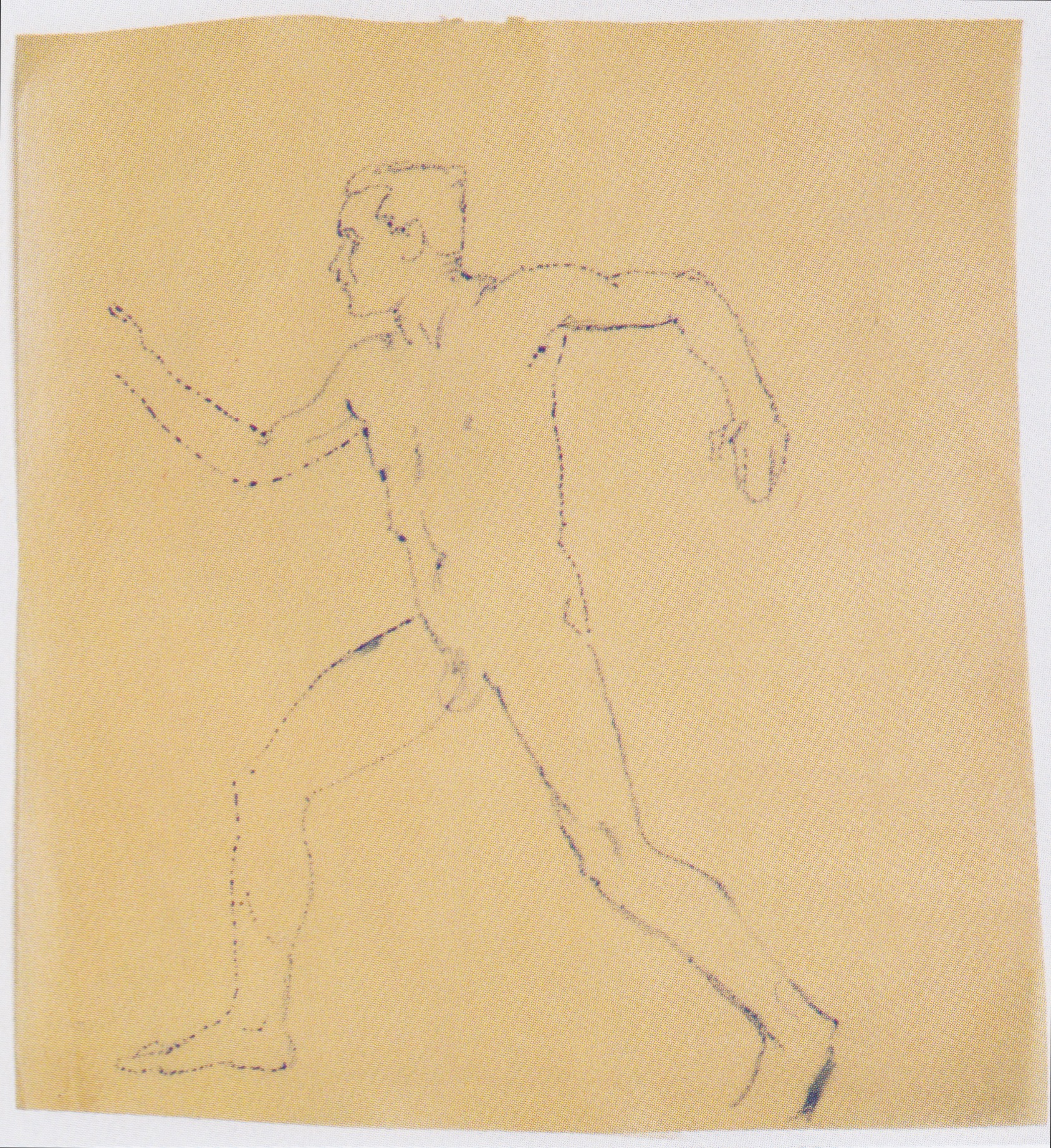 Study for The Wanderer (1914) - Koloman Moser Tablo kanvas tablo