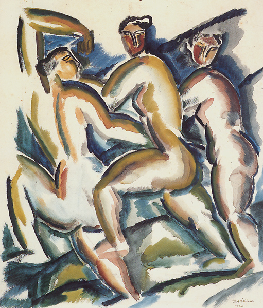 Study of Women (1920) - Ossip Zadkine Tablo