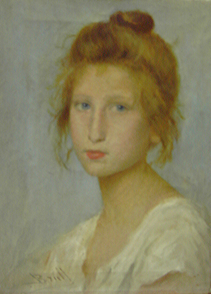 Study of a girl – Joan Brull Tablo