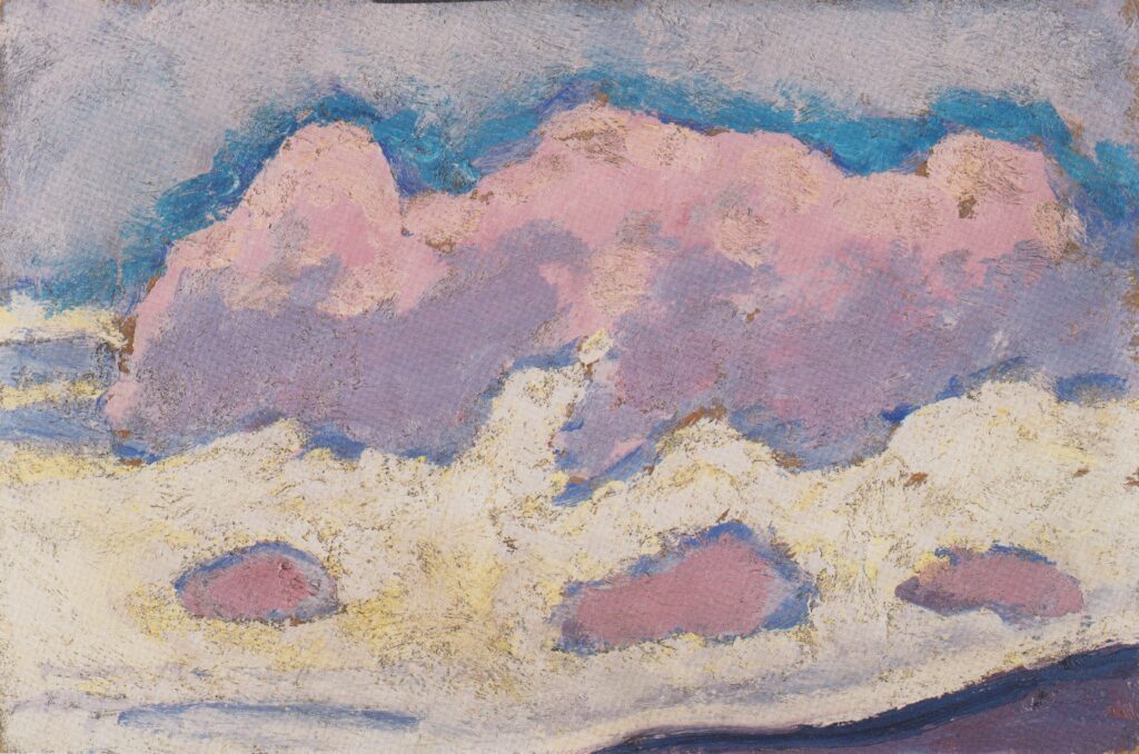 Study of clouds (1914) - Koloman Moser Tablo