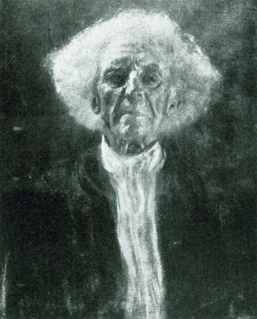 Study of the Head of a Blind Man (1896) - Gustav Klimt Tablo