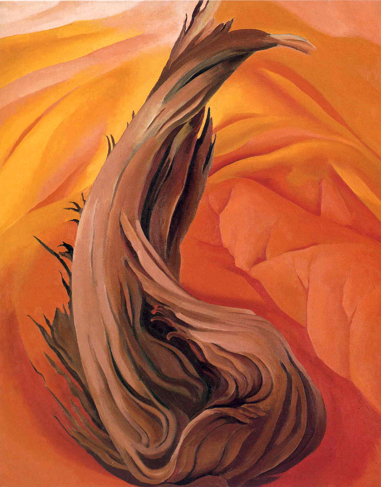 Stump in Red Hills - Georgia O'Keeffe Tablo