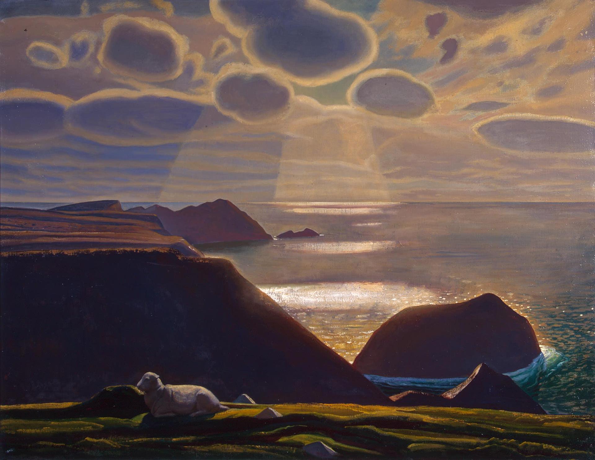 Sturrall. Donegal. Ireland (1927) - Rockwell Kent Tablo