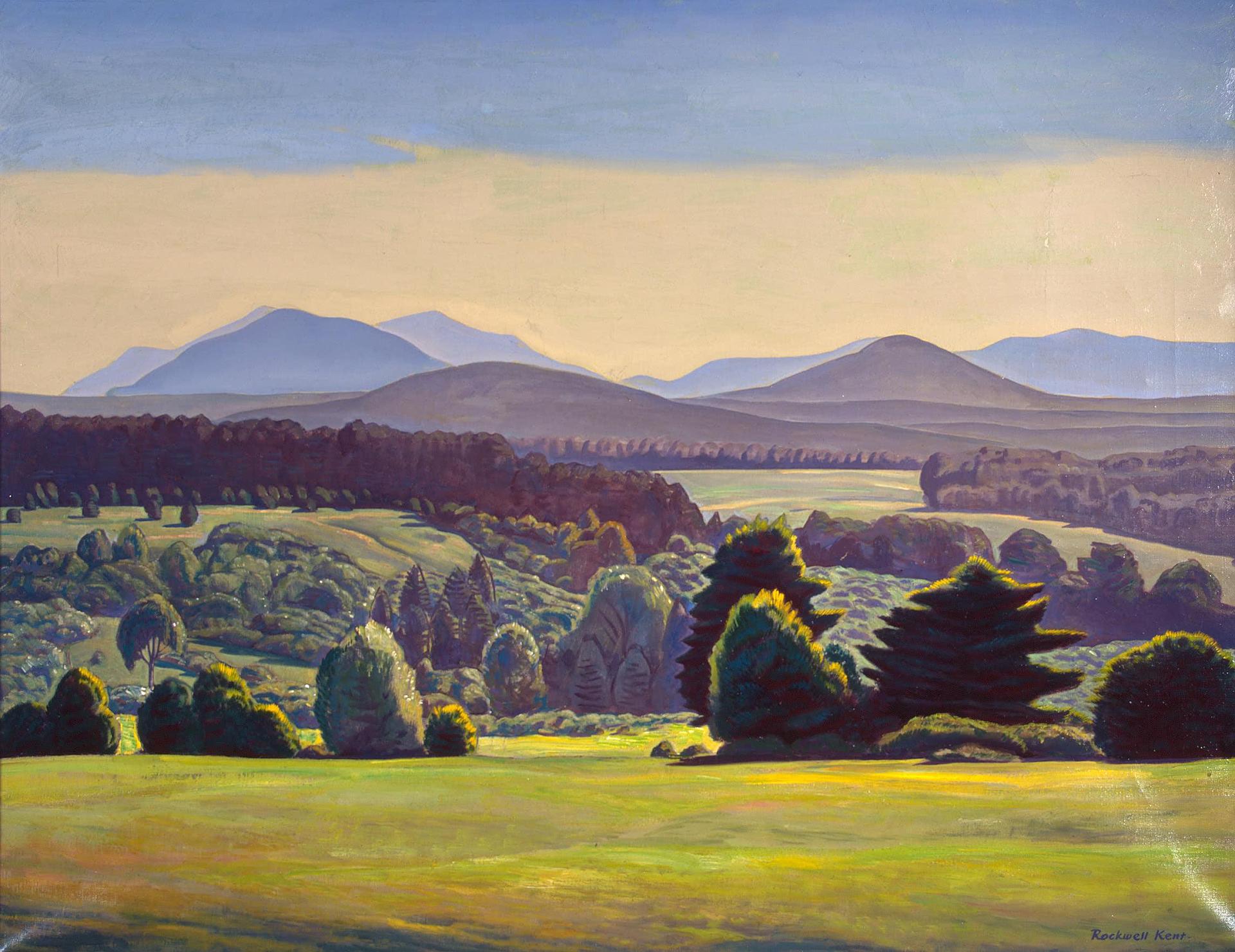 Summer Day. Asgaard (1950) - Rockwell Kent Tablo