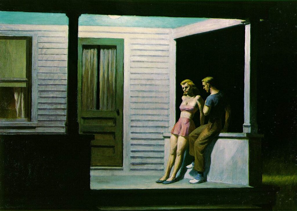 Summer Evening (1947) - Edward Hopper Tablo